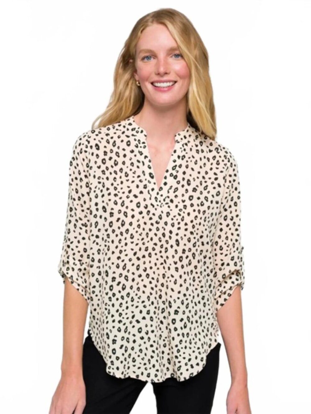 ☆ LUSH Leopard Print Blouse